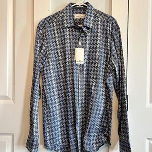 Men's Bugatchi Uomo Dress Shirt (L)